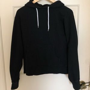 Black Drawstring Hoodie